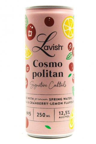 Lavish Cosmopolitan Signature Cocktail