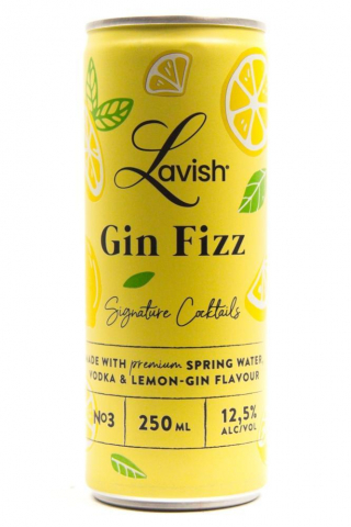Lavish Gin Fizz Signature Cocktail